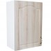 S45 1U dreapta - alb cu mdf sonoma mustata